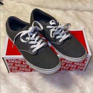 Vans- grey size 9 with box